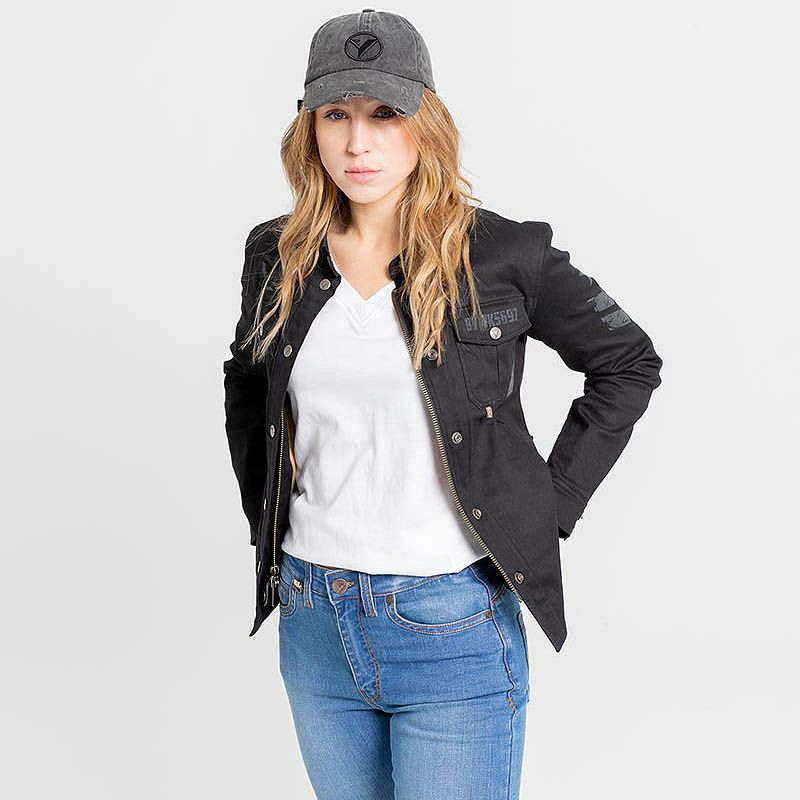 SUV LADY レディース バイクジャケット ブラック By City 7