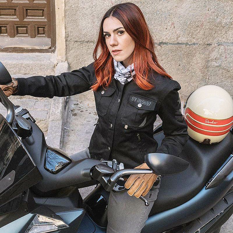 SUV LADY レディース バイクジャケット ブラック By City 10