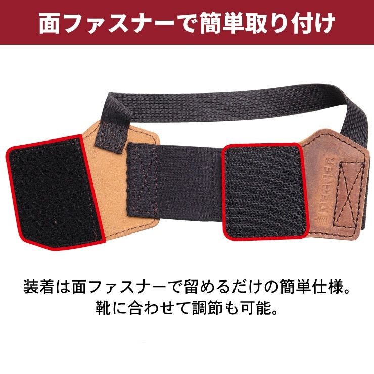 デグナー G-11 レザーシフトガード (タスマン ブラック)2