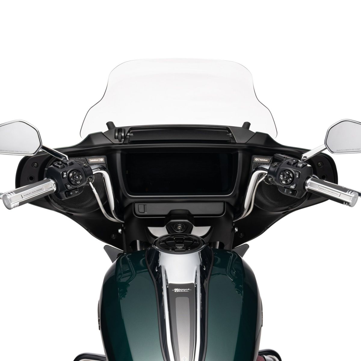 2024以降 ストリートグライド バットウィング トールボーイハンドルバー (クローム)