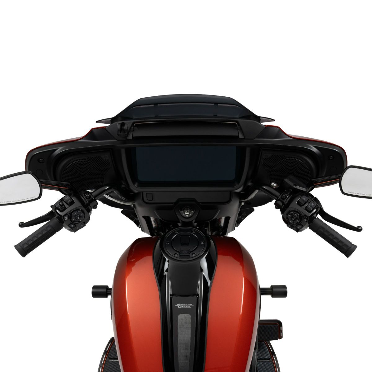 2024以降 ストリートグライド バットウィング トールボーイハンドルバー (グロスブラック)