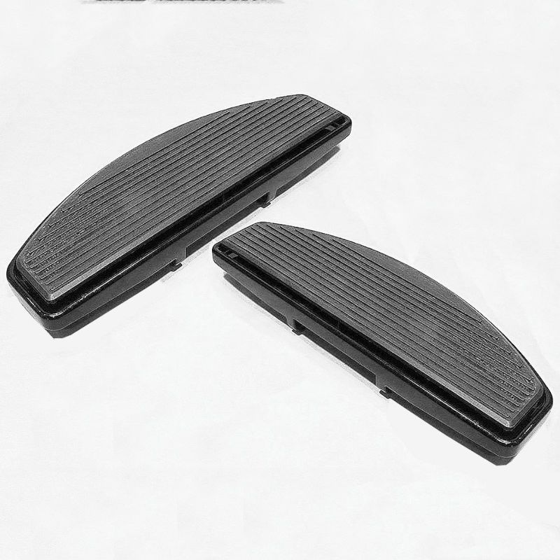 M8ソフテイル ファットボーイ、ヘリテイジクラシック、スリム、デラックス ライダーフットボード (ブラック) Vファクター