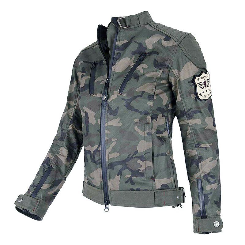 SPRING 2 LADY CAMU レディース バイクジャケット By City