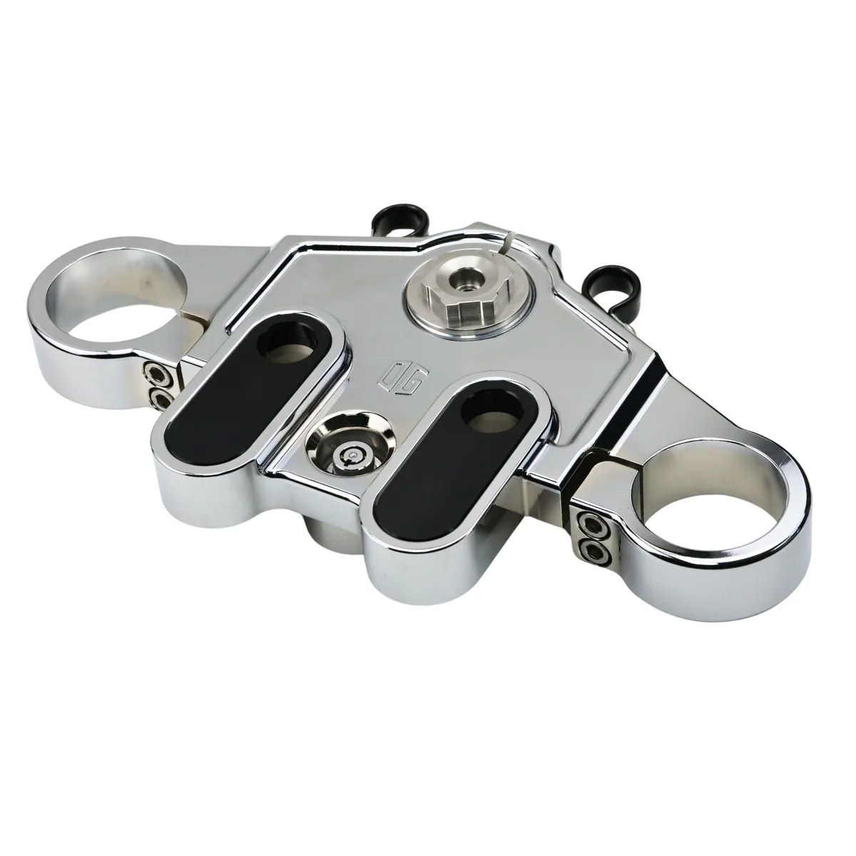 2023以降 CVOロードグライド/ST トップトリプルツリー (クローム) オリジナルガレージモト