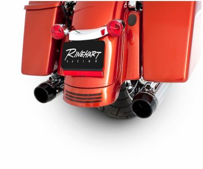 RINEHART(ラインハート) ツーリング用マフラー　3.5インチ クローム/ブラック
