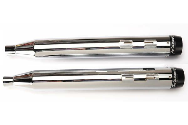 RINEHART(ラインハート) ツーリング用マフラー　3.5インチ クローム/ブラック-02