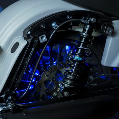 2014以降 ツーリング REVO ARC リモートリザーバー付リアサスペンション 13インチ・スタンダード (ブラック) レジェンドサスペンション