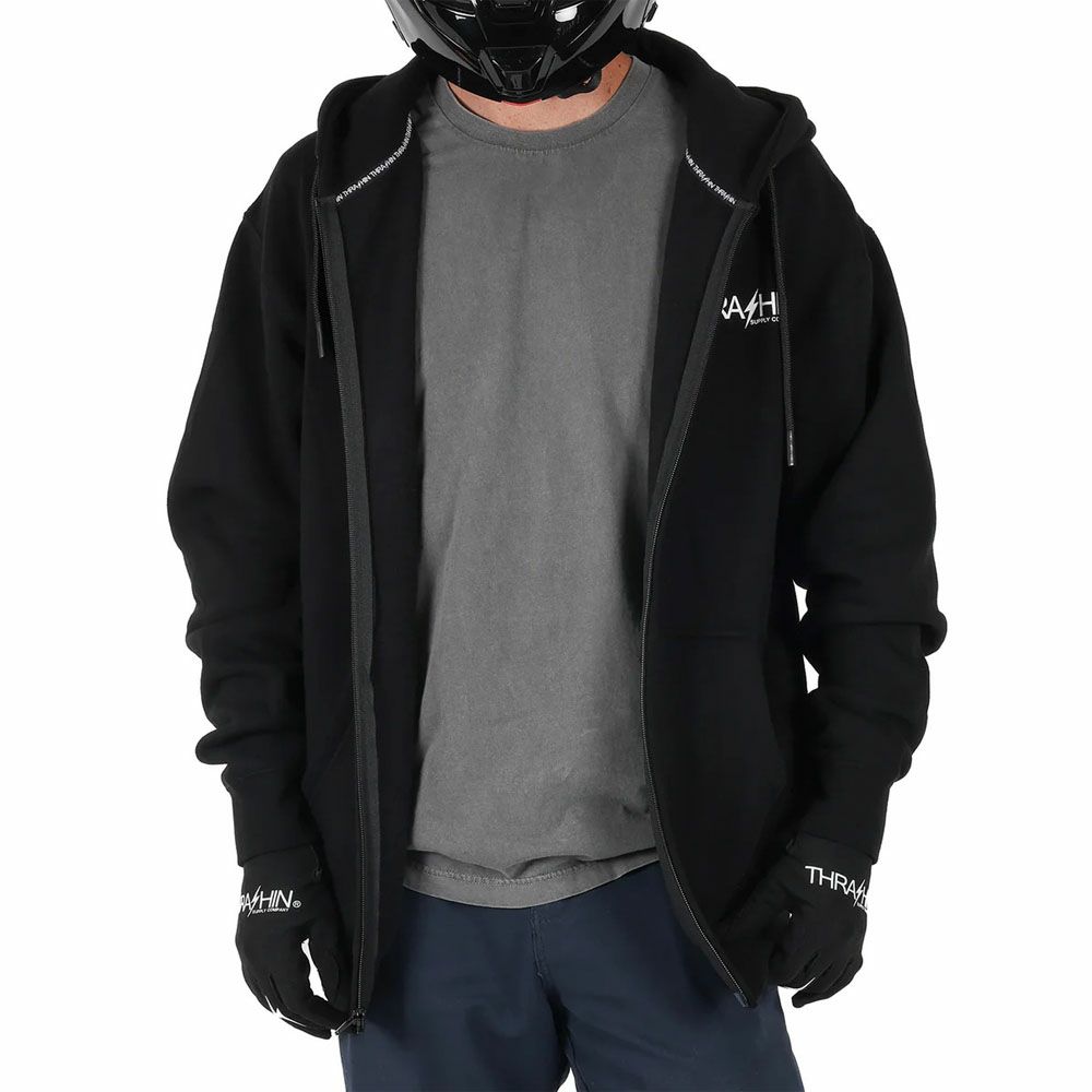 スラッシンサプライ(THRASHIN SUPPLY) 「Classic」 ジップアップパーカー 