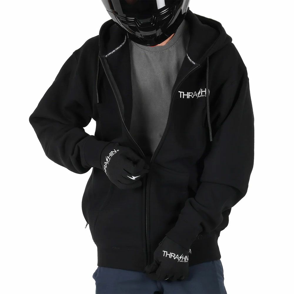 スラッシンサプライ(THRASHIN SUPPLY) 「Classic」 ジップアップパーカー 