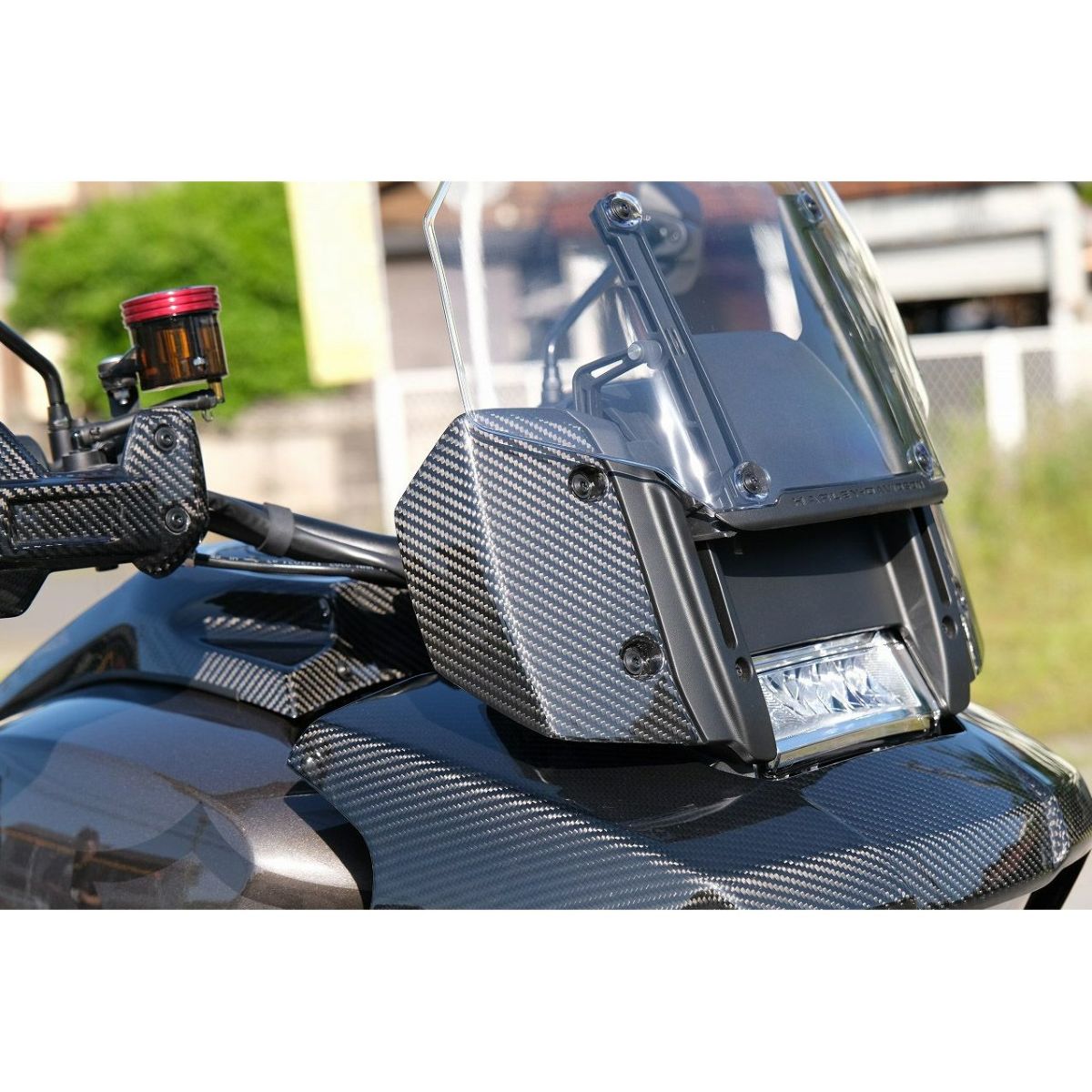 パンアメリカ ドライカーボンウィンドデフレクター (フォージド/艶消し) SPEEDRA1