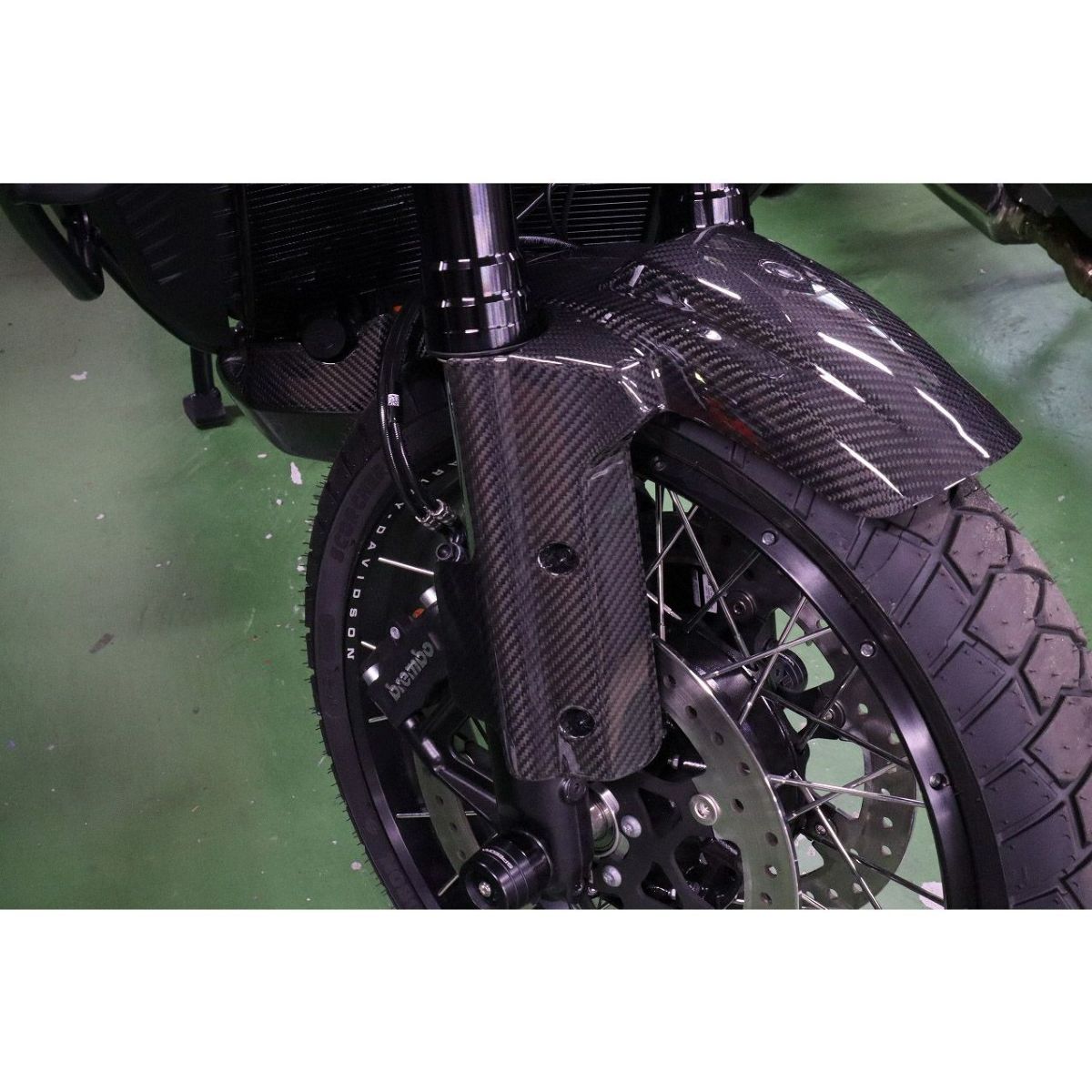 パンアメリカ ドライカーボン フロントフェンダー (フォージド/艶消し) SPEEDRA1