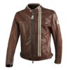 70S MAN パンチングレザー バイクジャケット ブラウン By City
