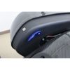  M8ソフテイル ローライダーST、エルディアブロ、スポーツグライド サドルバッグラッチレバー (ブルー) スピードラ2