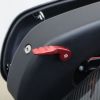M8ソフテイル ローライダーST、エルディアブロ、スポーツグライド サドルバッグラッチレバー (レッド) スピードラ