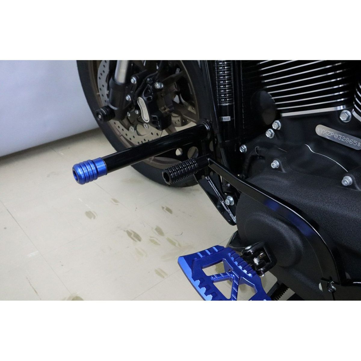 ハーレー アルミ削り出し シフトペグ (ブラック) スピードラ3