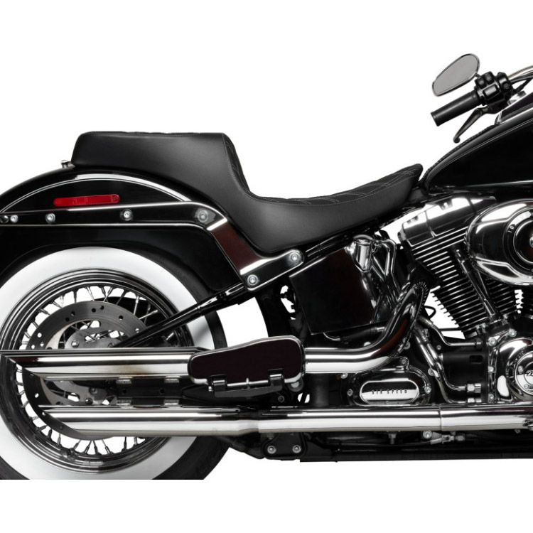 2000～2017 FLソフテイル、2000～2005 FXソフテイル プレデター3 2UPシート (ダブルダイアモンド/シルバー)1