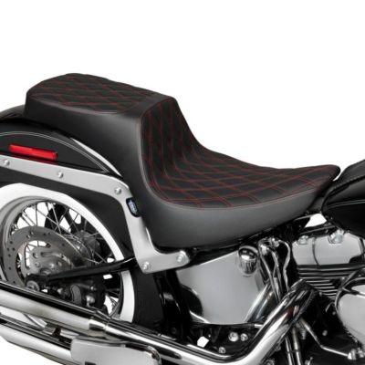2000～2017 FLソフテイル、2000～2005 FXソフテイル プレデター3 2UPシート (ダブルダイアモンド/レッド) ドラッグスペシャリティーズ