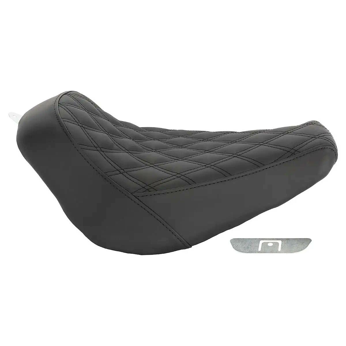 M8 ブレイクアウト ファットボーイ ワイドボバー リアフェンダー用 ソロシート ダイアモンドステッチ HOGWORKZ 4