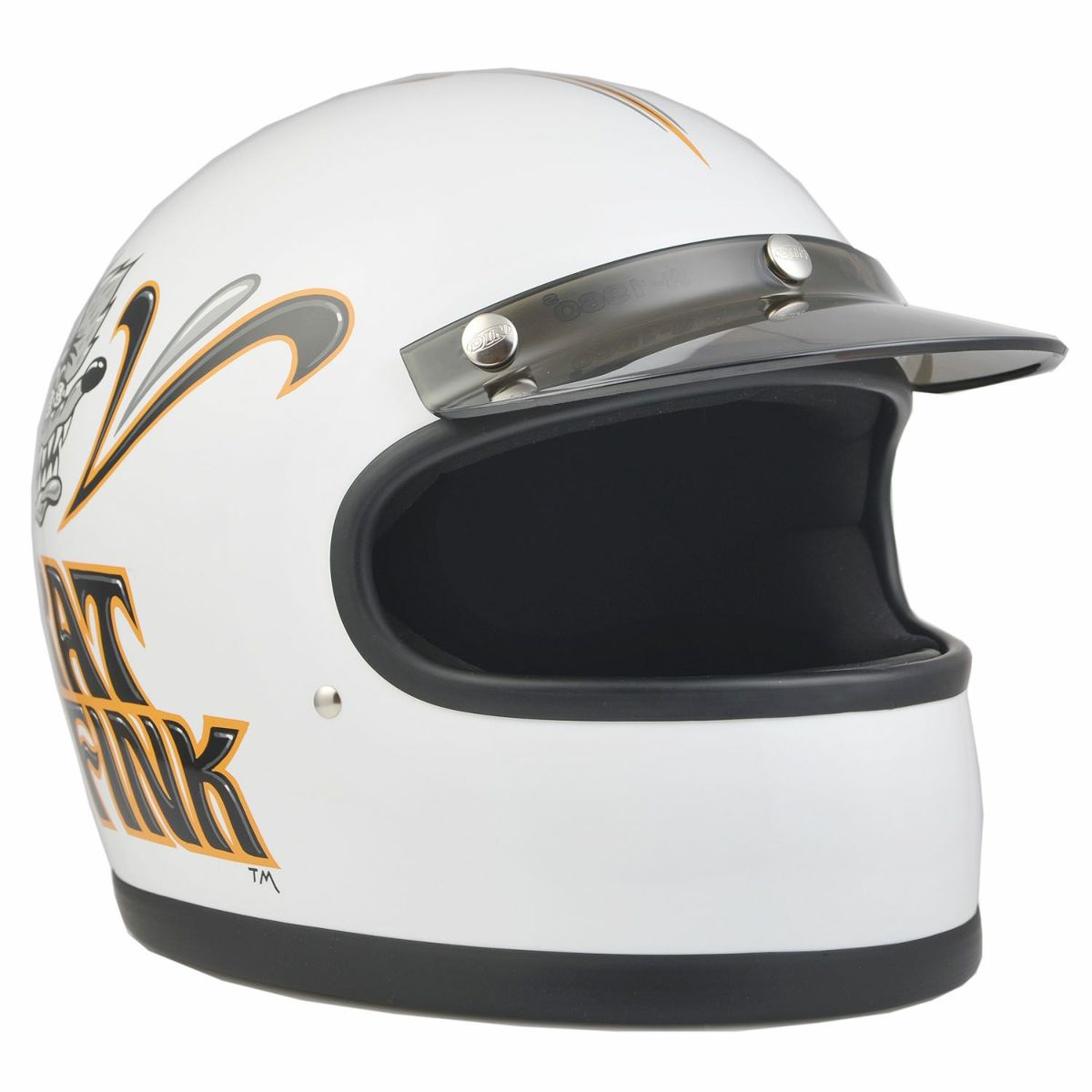 DIN MARKET CUSTOM RAT FINK 2024 ヘルメット ホワイト 8