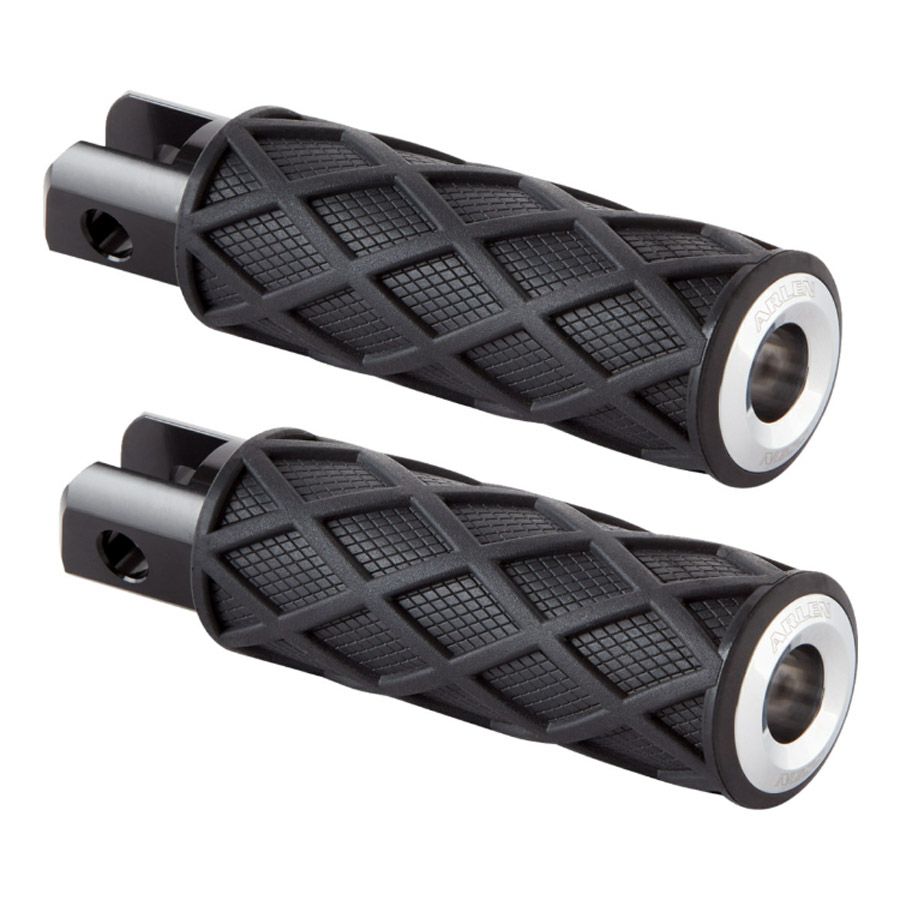 M8 ソフテイル、スポーツスターS、ナイトスター、パンアメリカ ダイアモンド ライダーフットペグ (クローム) アレンネス