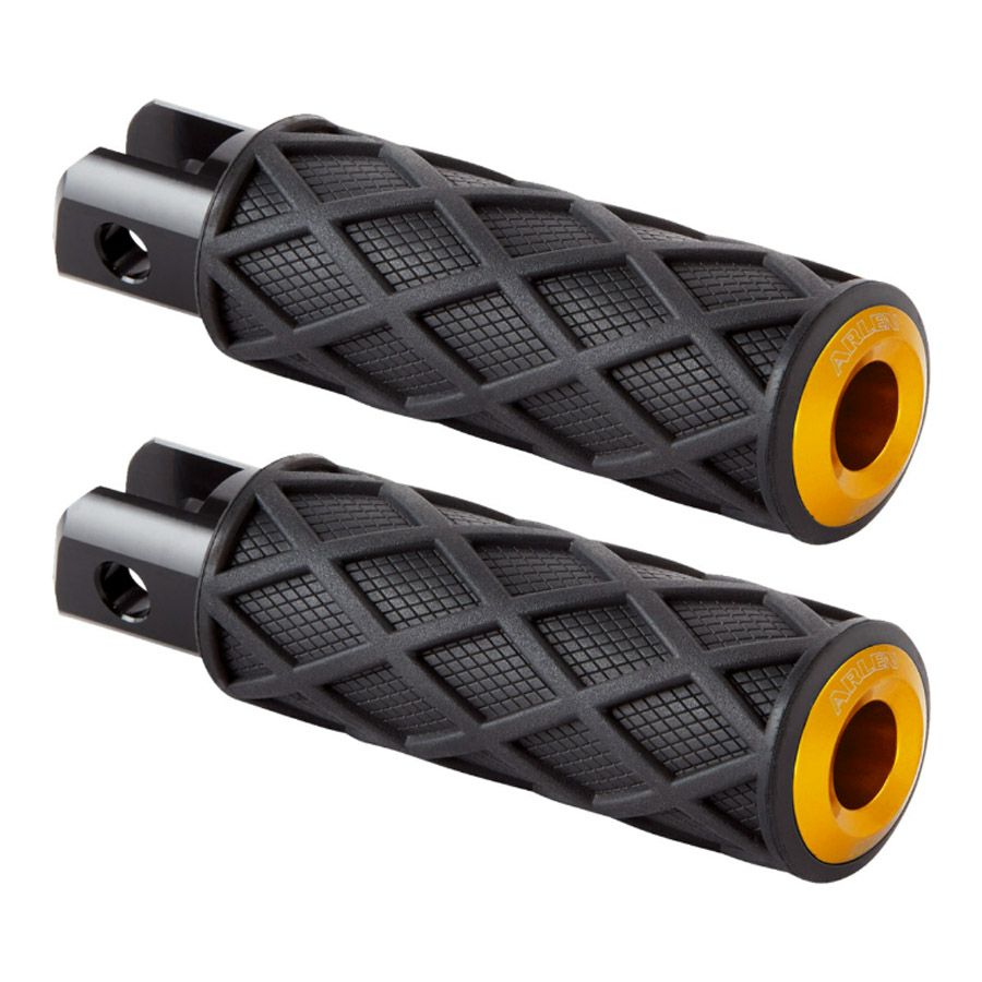 M8 ソフテイル、スポーツスターS、ナイトスター、パンアメリカ ダイアモンド ライダーフットペグ (ゴールド) アレンネス