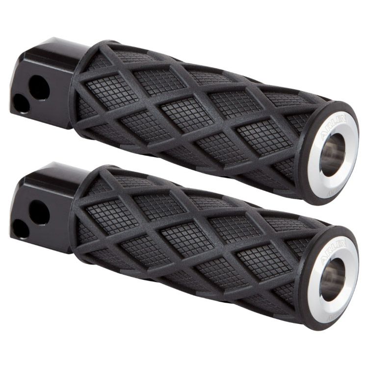 M8 ソフテイル、スポーツスターS、ナイトスター、パンアメリカ ダイアモンド パッセンジャーフットペグ (クローム) アレンネス