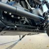M8ソフテイル スキッドプレート シャーシプロテクター ブラック HOGWORKZ