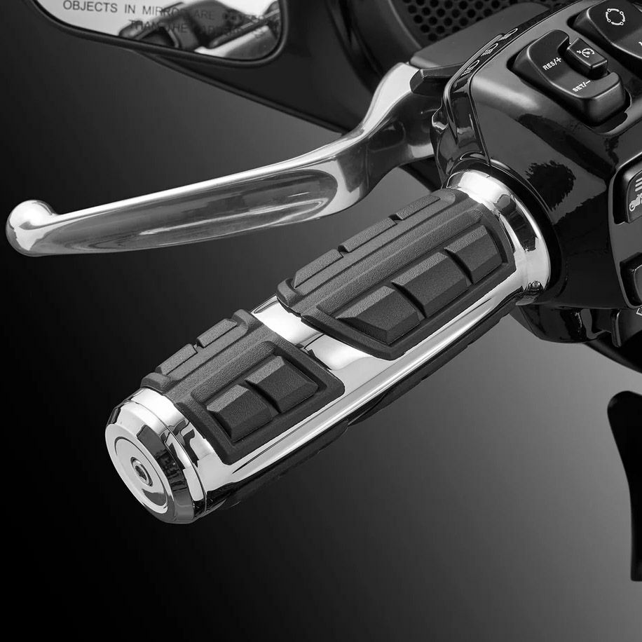 ハーレー シケイン ハンドグリップ 電子制御スロットル用 (クローム)