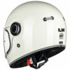 ILM Z503シリーズ レトロ フルフェイスヘルメット ホワイト 4