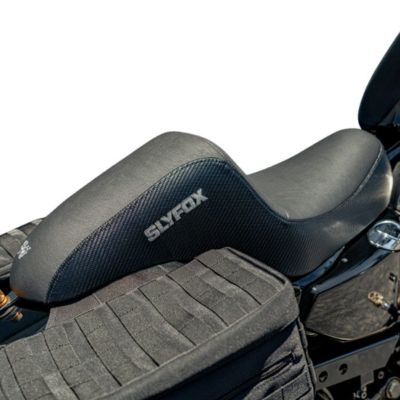 2004～2021 スポーツスター ドリフターシート (グレーロゴ) スライフォックス