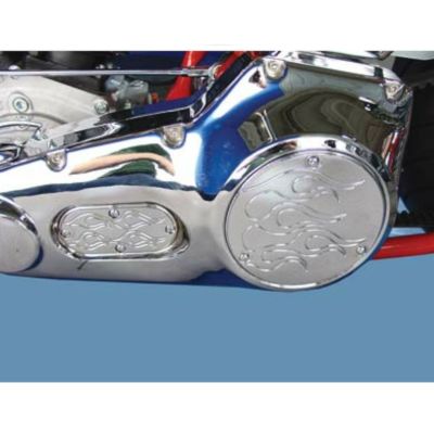 V-TWIN フレイム ダービーカバー&インスペクションカバーセット  1984～1998 ダイナ、ソフテイル、ツーリング