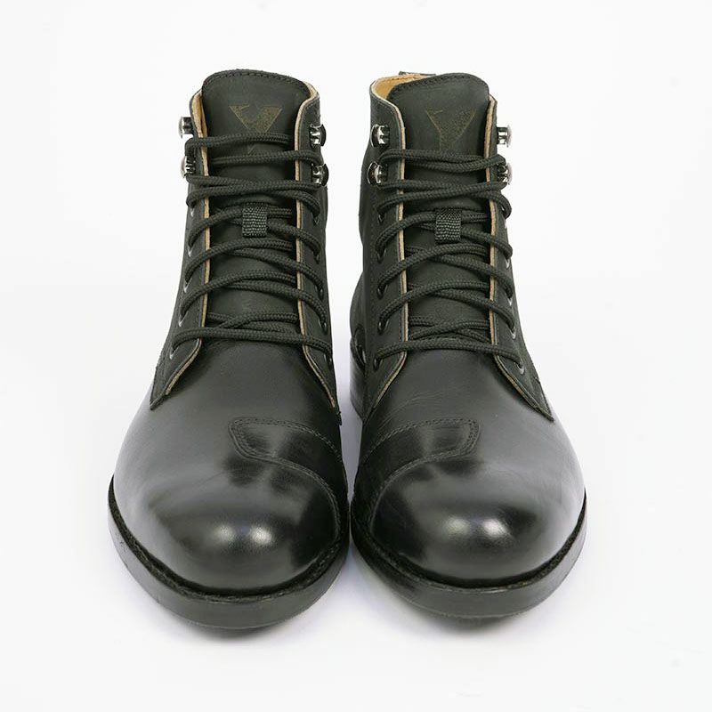 SICILIA レザー ライディングブーツ ブラック By City 3