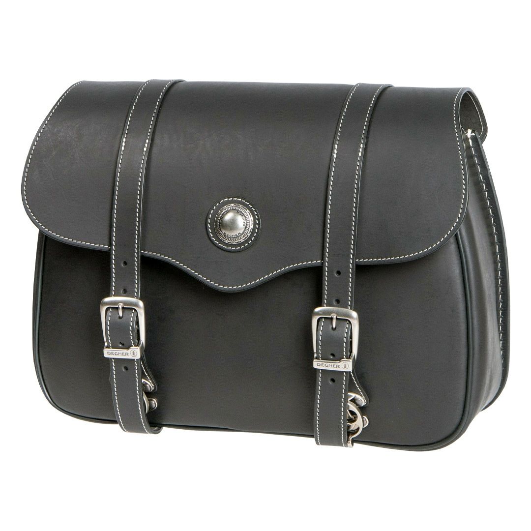 デグナー 本革サドルバッグ PRSB-9C 13L (ブラック)1
