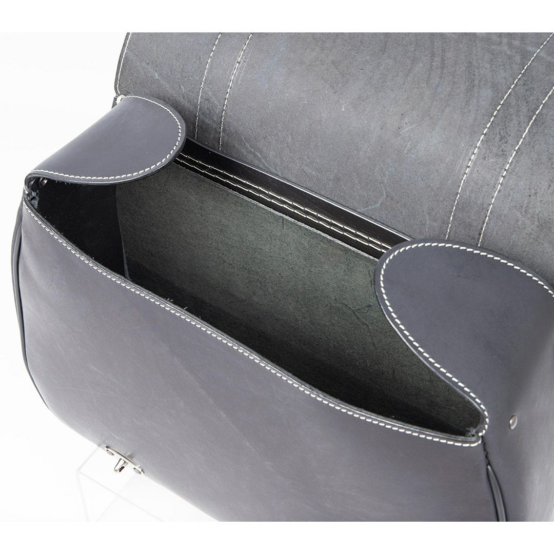 デグナー 本革サドルバッグ PRSB-9C 13L (ブラック)4