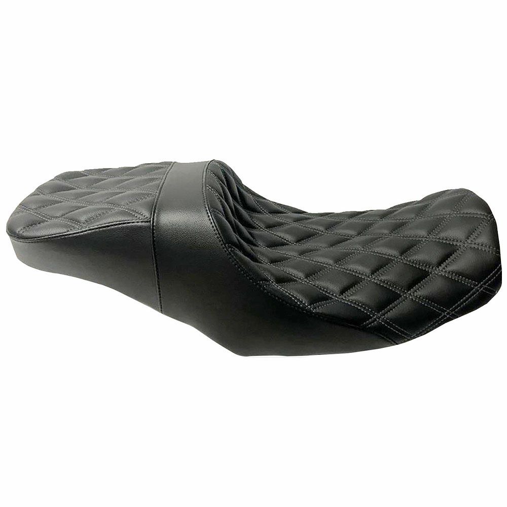 2024以降 FLHX FLTRX Weekday エアホーク 2アップシート ダブルダイアモンド グレーステッチ ダニーグレイ