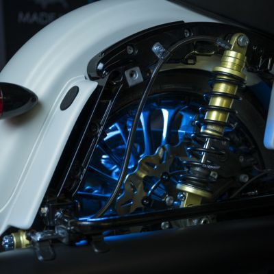 2014以降 ツーリング REVO ARC リモートリザーバー付リアサスペンション 14インチ・スタンダード (ゴールド) レジェンドサスペンション