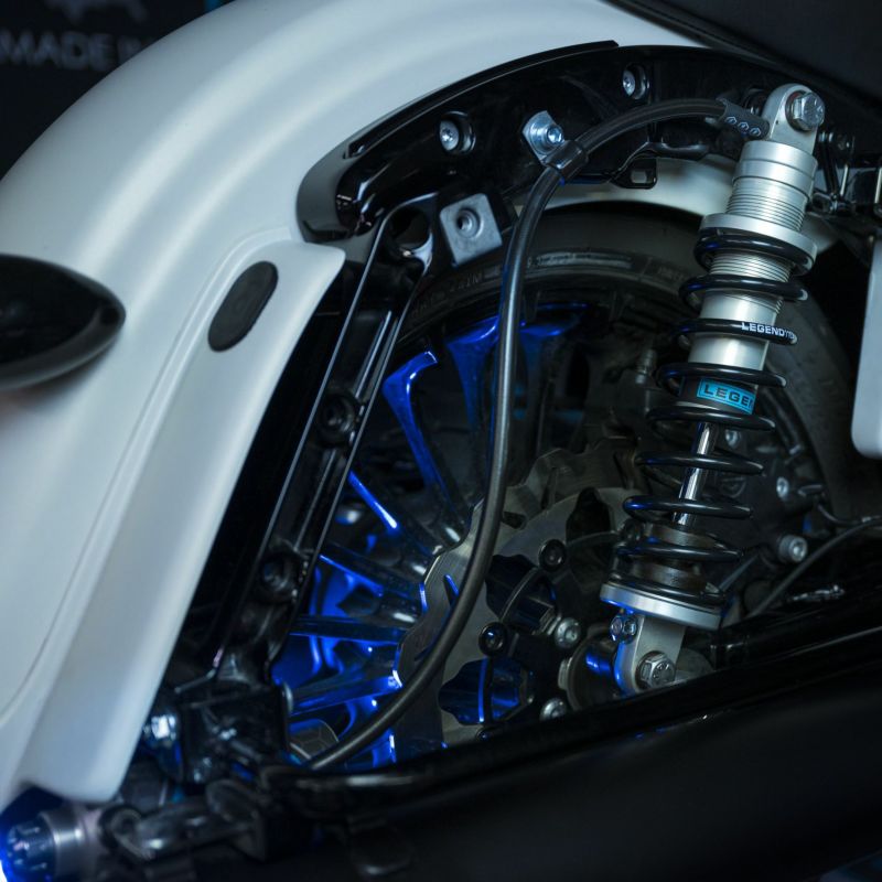  2014以降 ツーリング REVO ARC リモートリザーバー付リアサスペンション 13インチ・ヘビーデューティー (シルバー)