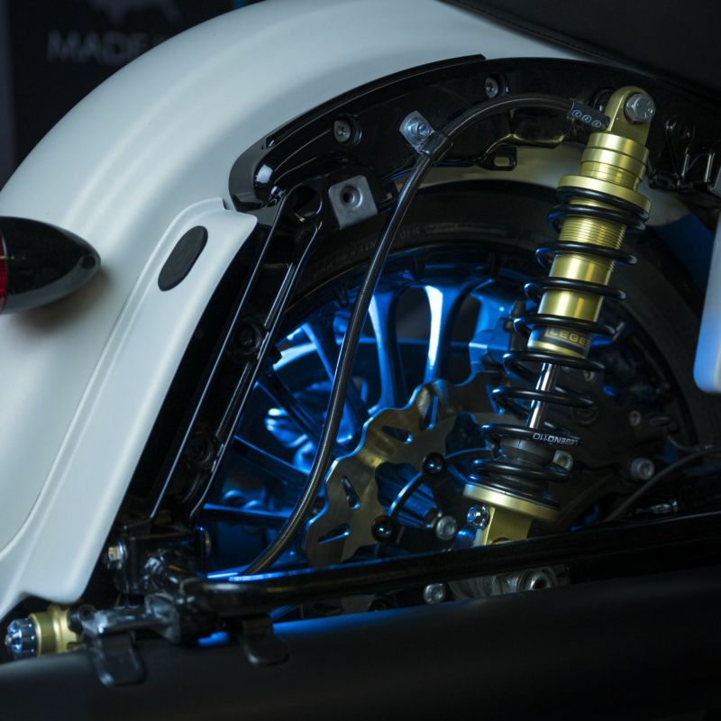 2014以降 ツーリング REVO ARC リモートリザーバー付リアサスペンション 13インチ・ヘビーデューティー (ゴールド)