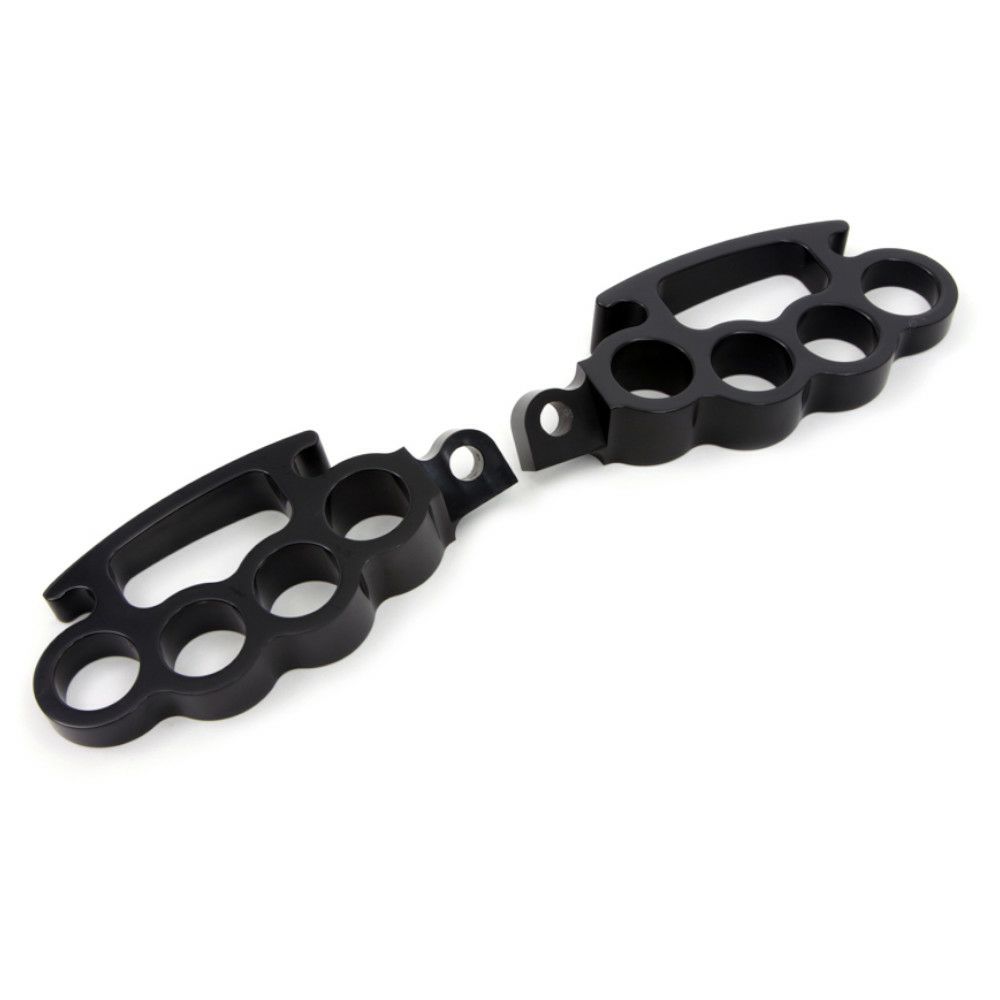 V-TWIN ナックルフットペグ ブラック