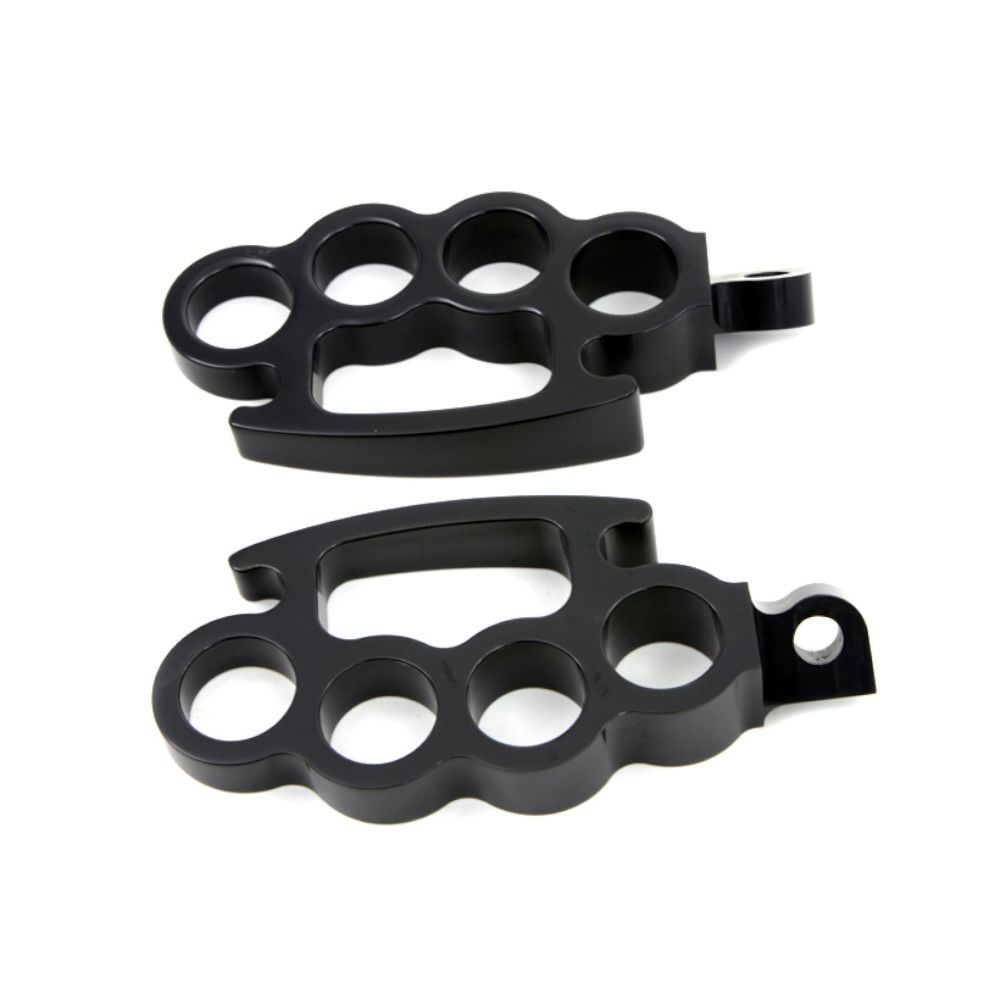 V-TWIN ナックルフットペグ ブラック