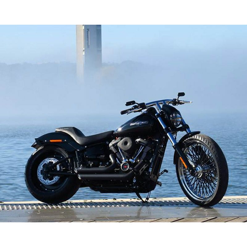 ストレートライズ 2インチ径 ハーレー Tバー 4インチ (ポリッシュ)1