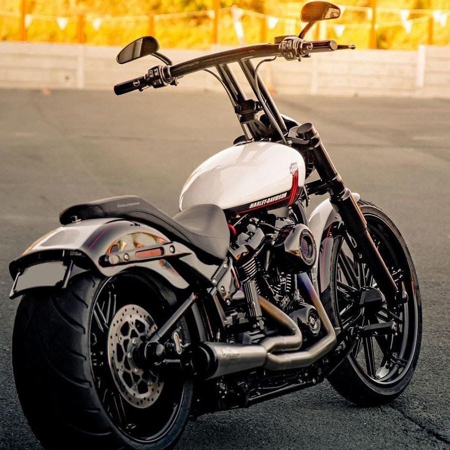 ストレートライズ 2インチ径 ハーレー Tバー 10インチ (ポリッシュ)3