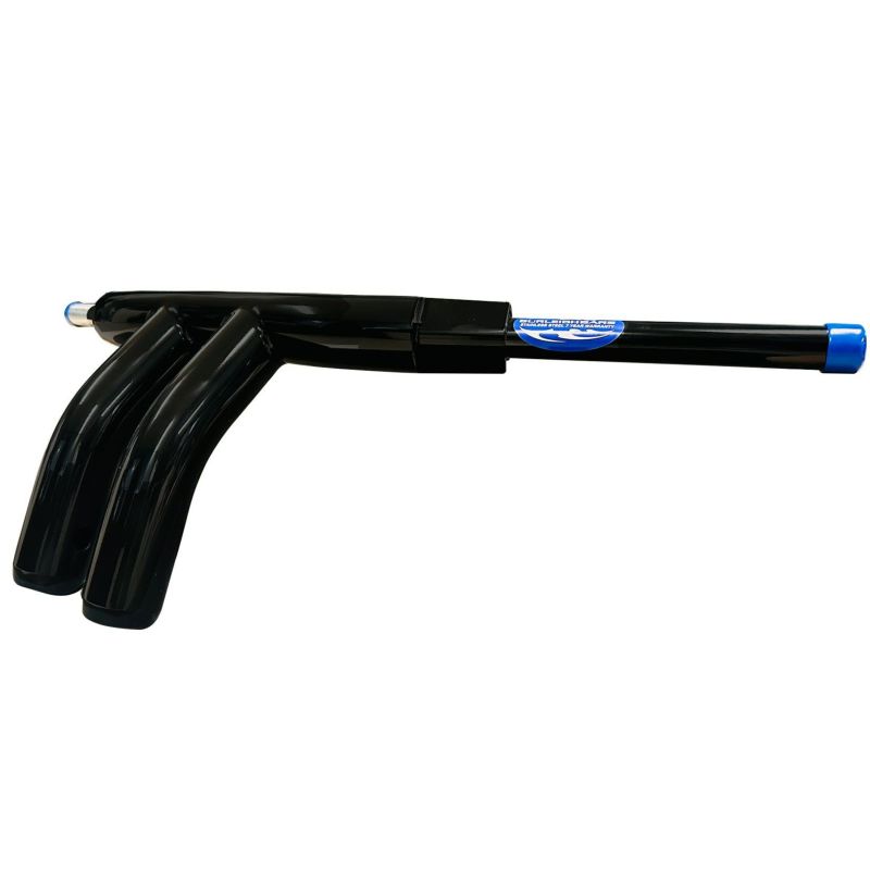 プルバックスタイル 2インチ径 ハーレー Tバー 8インチ (サテンブラック)