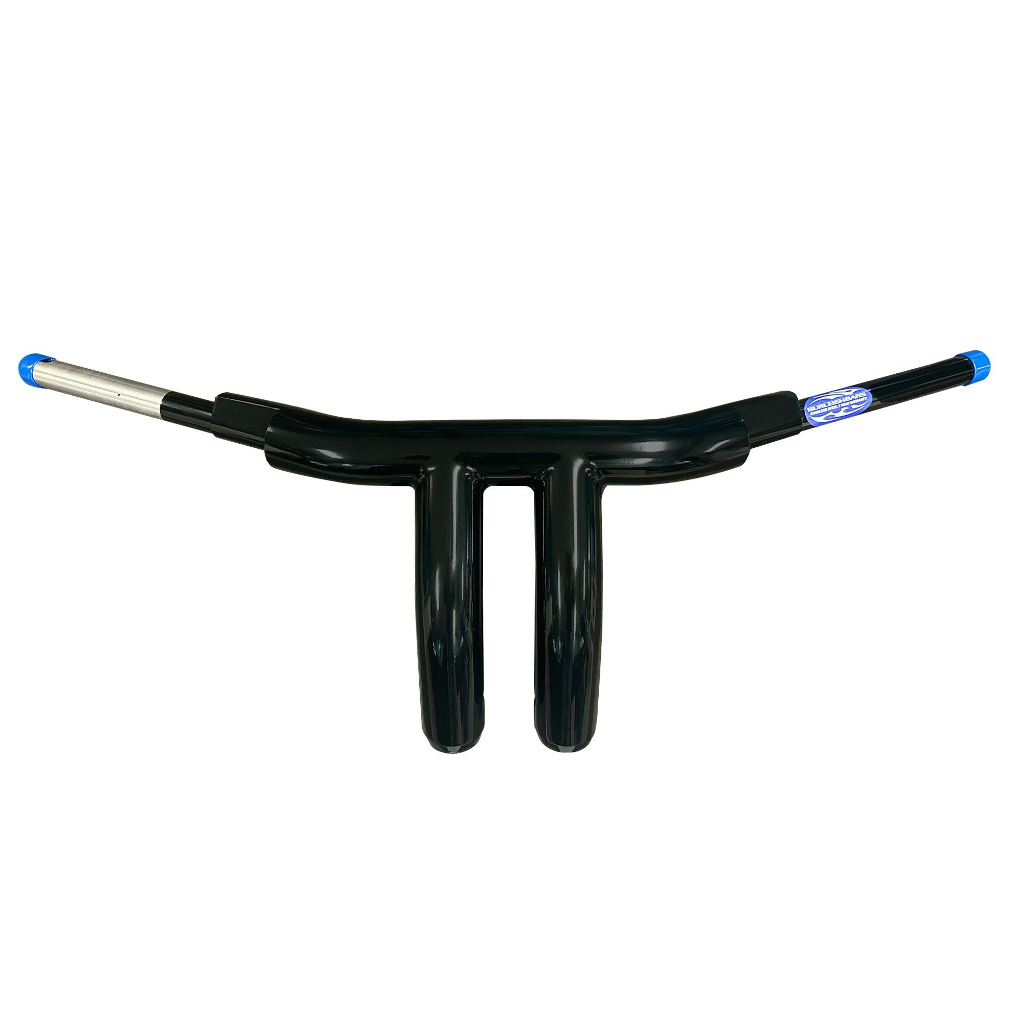 プルバックスタイル 2インチ径 ハーレー Tバー 8インチ (サテンブラック)1