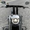 プルバックスタイル 2インチ径 ハーレー Tバー 10インチ (サテンブラック)