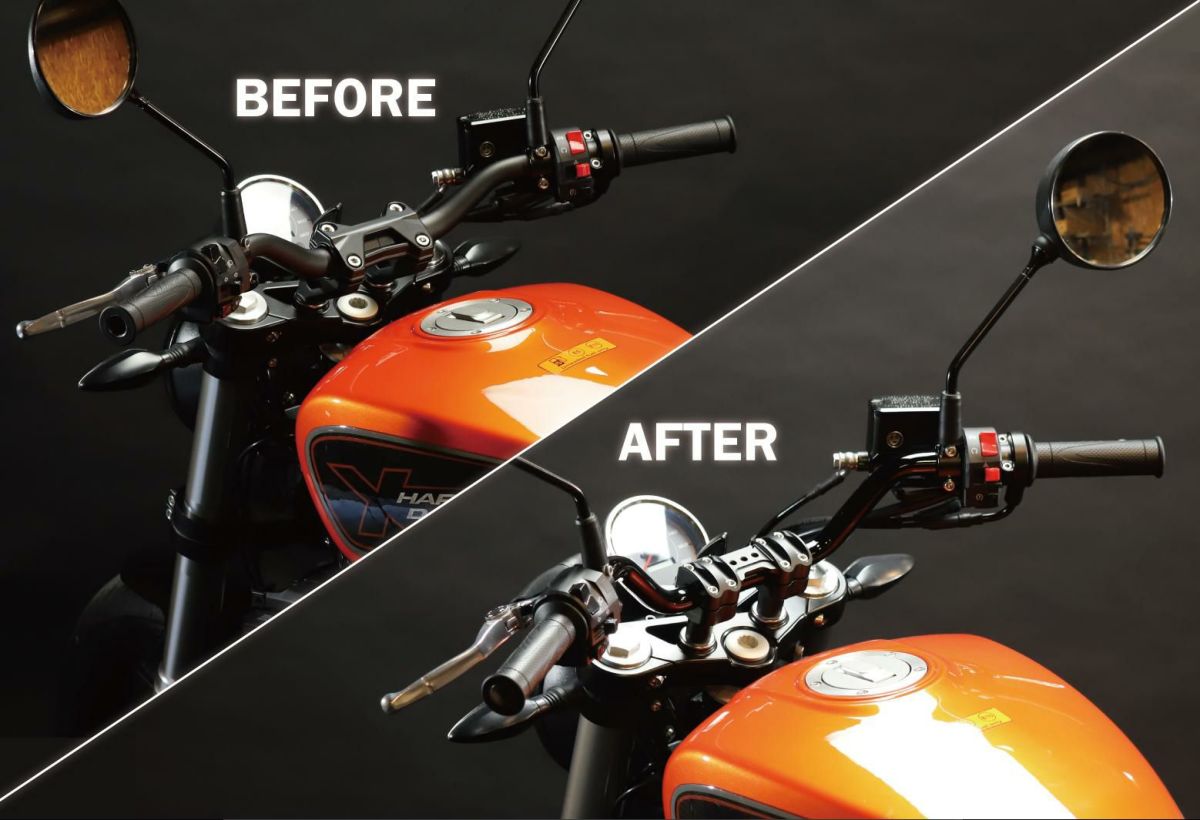 ハーレー X350 トラディショナルXLハンドルバー5