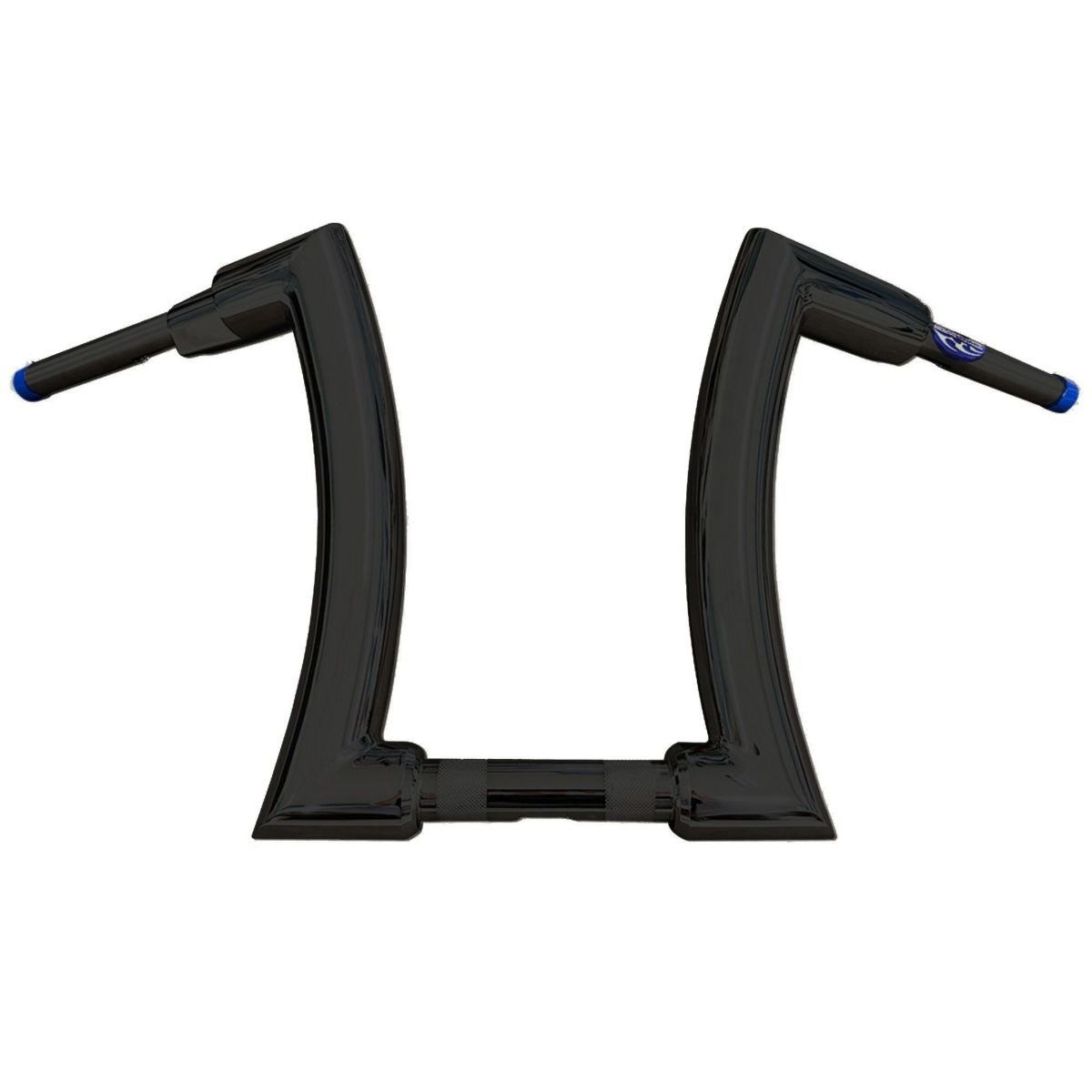 リバースハイボール 2インチ径 ハーレー ハンドルバー 14インチ (サテンブラック)1