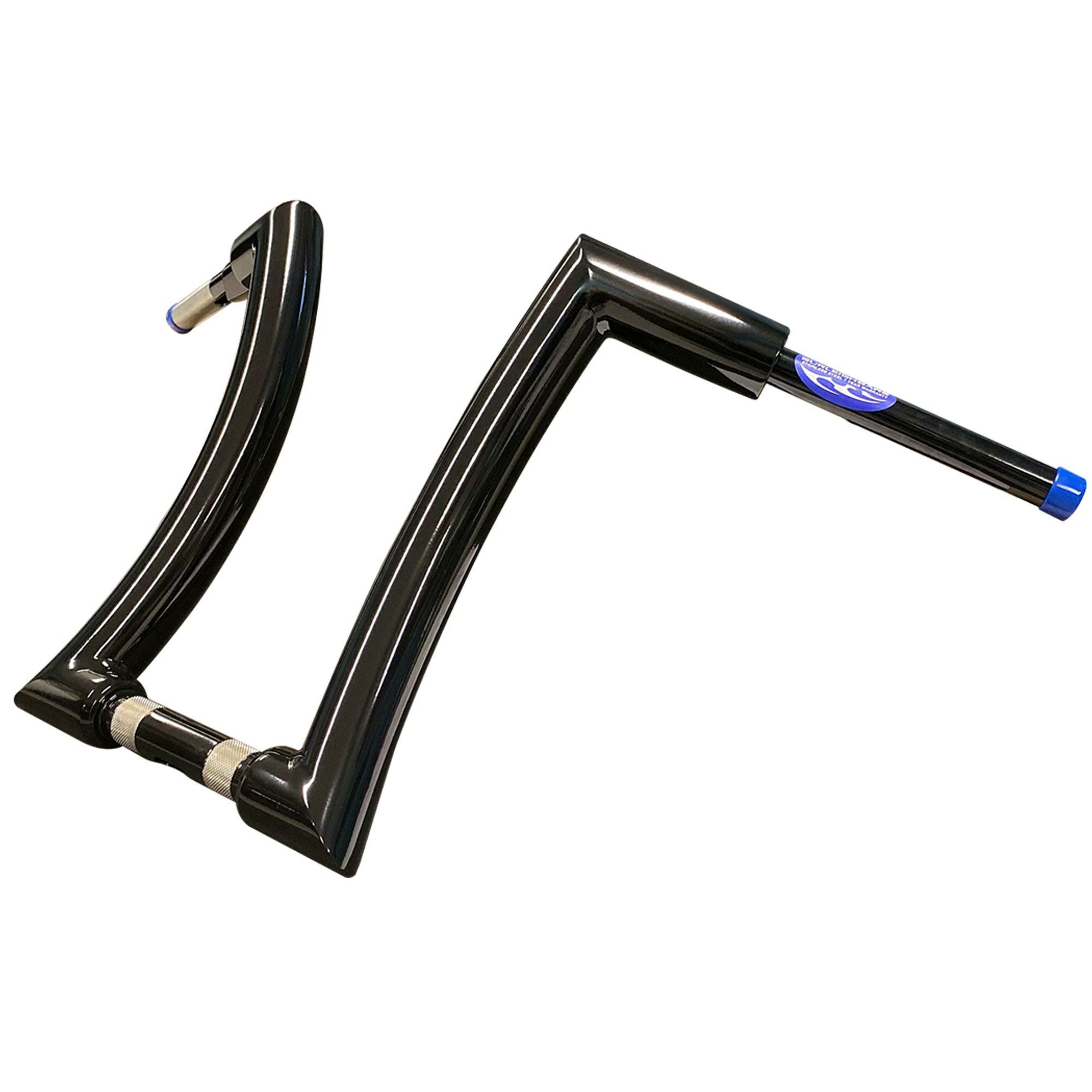 リバースハイボール 2インチ径 ハーレー ハンドルバー 16インチ (グロスブラック)1