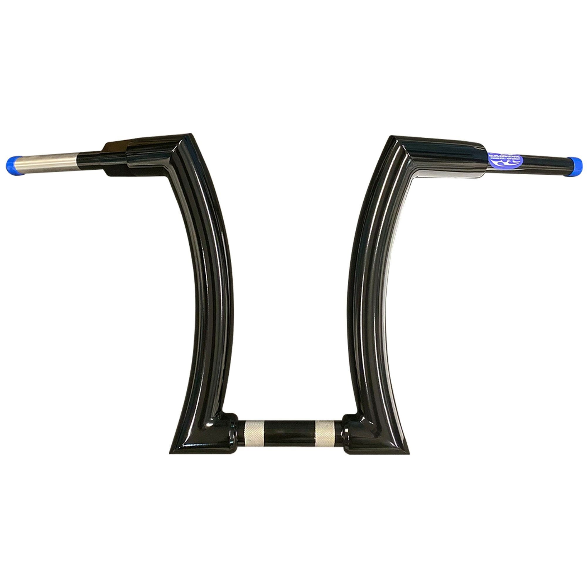 リバースハイボール 2インチ径 ハーレー ハンドルバー 16インチ (グロスブラック)2