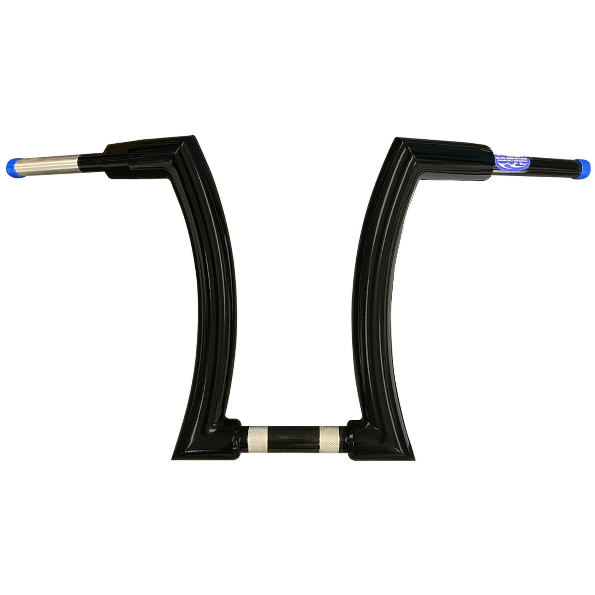 リバースハイボール 2インチ径 ハーレー ハンドルバー 16インチ (サテンブラック)2